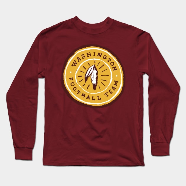 Washingtoooon Football Team 02 Long Sleeve T-Shirt by Very Simple Graph